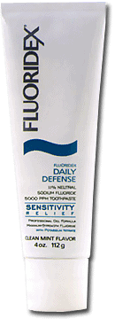 Fluoridex Daily Defense 1.1% Neutral Sodium Fluoride Paste Sensitivity Relief Formula with Potassium Nitrate